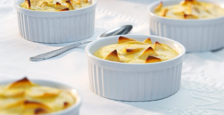 Bio-Apfelquarkauflauf